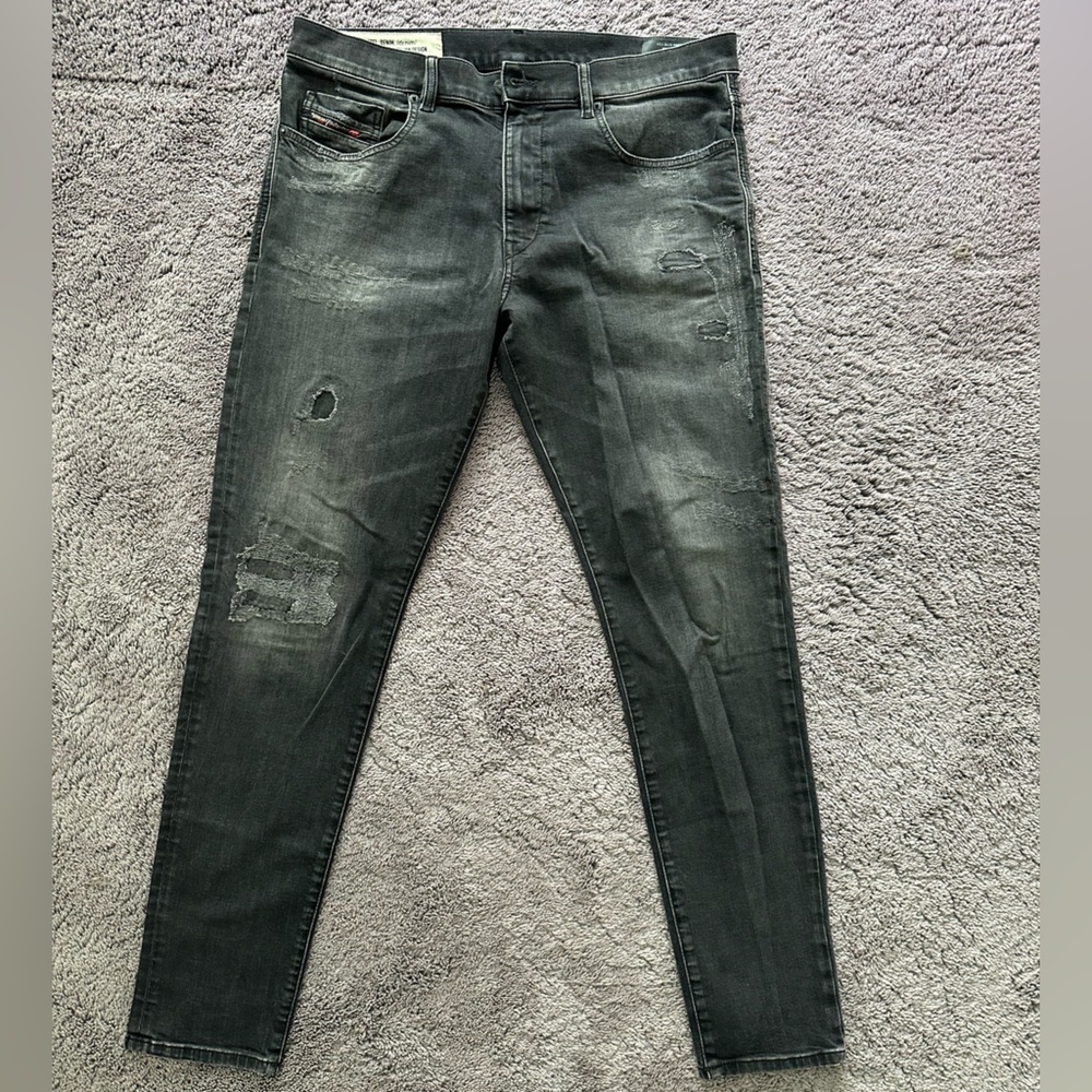 36x32 Diesel Slim black jeans